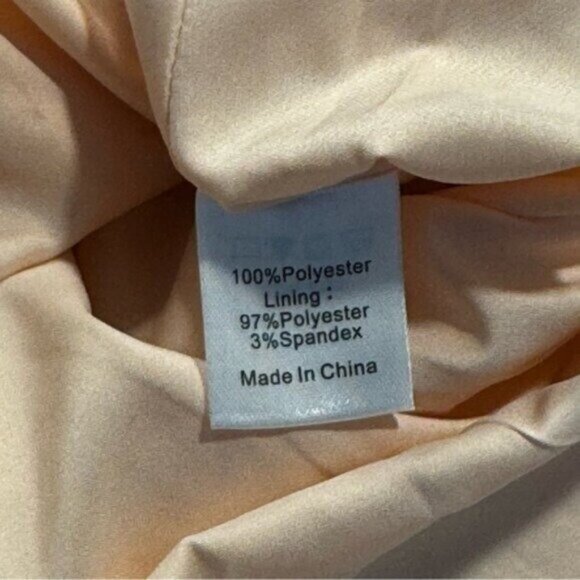 Tuckernuck NEW Champagne Fil Coupe Palmerston Formal Mini Dress Size XS - Picture 8 of 8